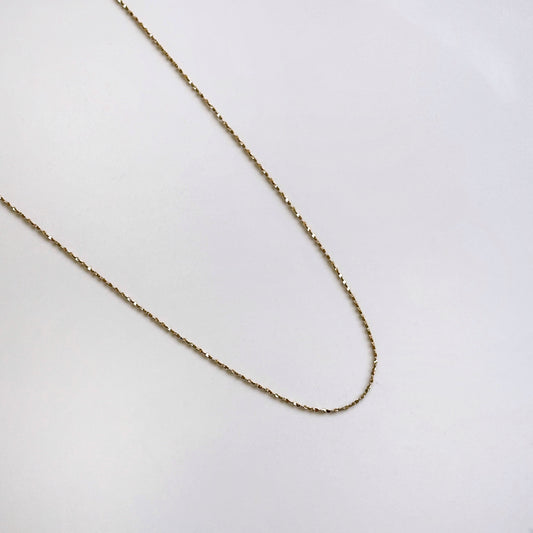 Dainty Sparkling Chain - Gold