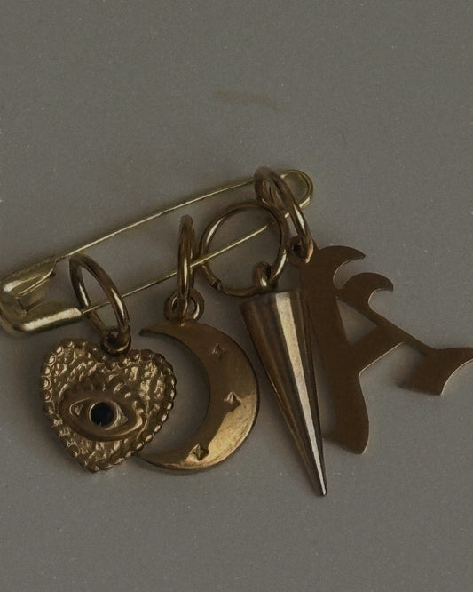 Gold Spike Charm