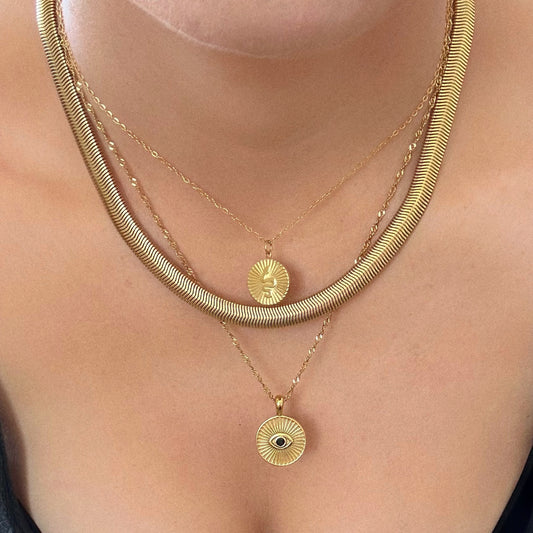 Snake Pendant Necklace