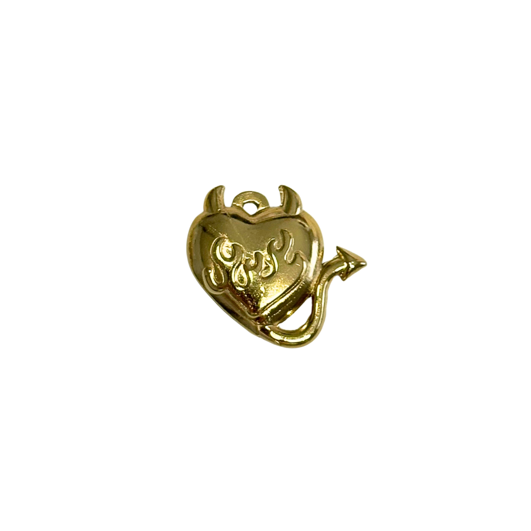 Gold Devilishly Cute Charm