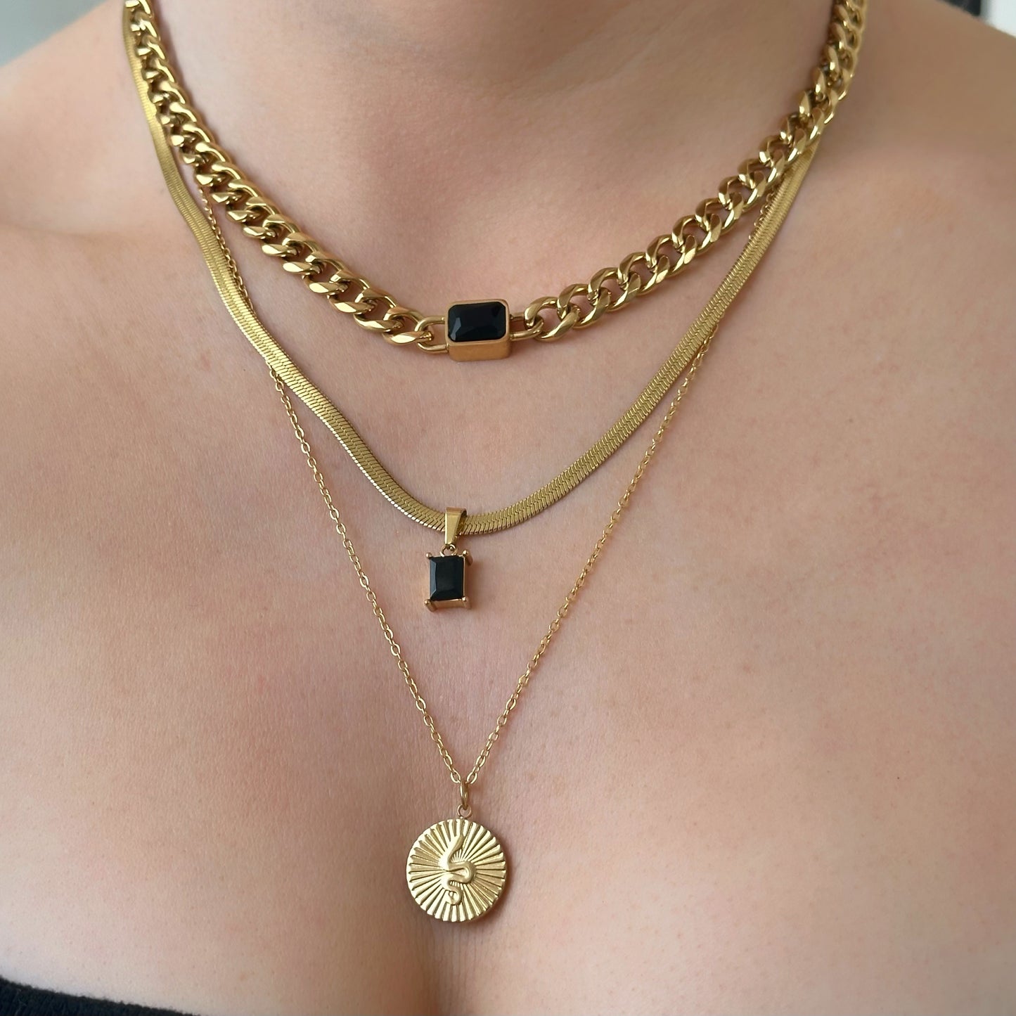 Snake Pendant Necklace