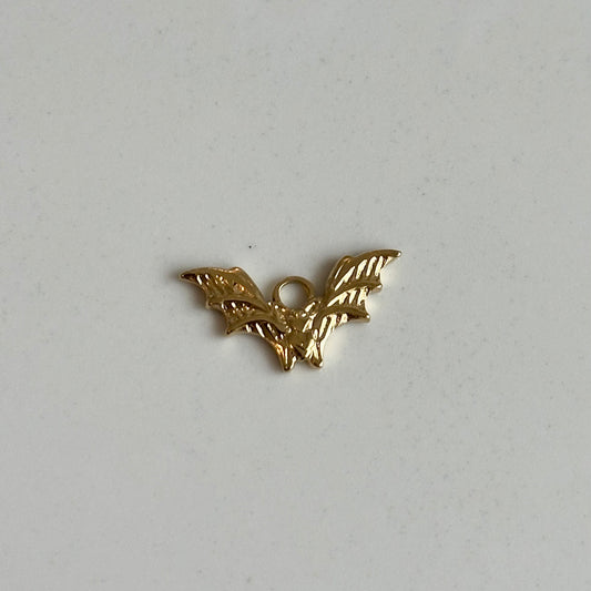 Gold Bat Charm
