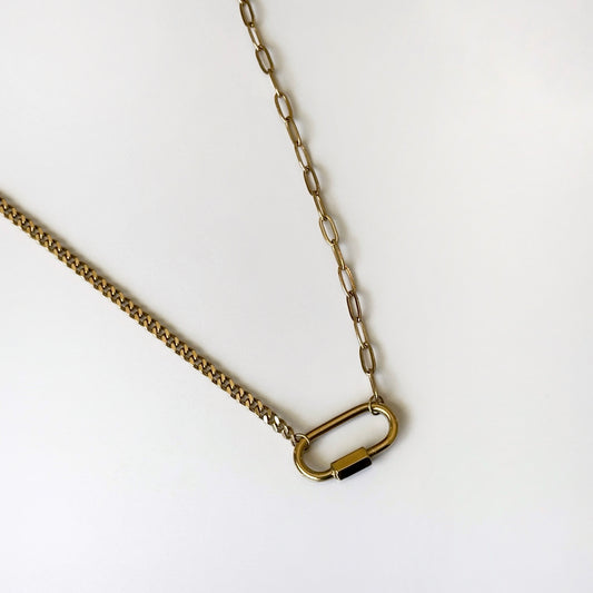 Gold Carabiner Chain