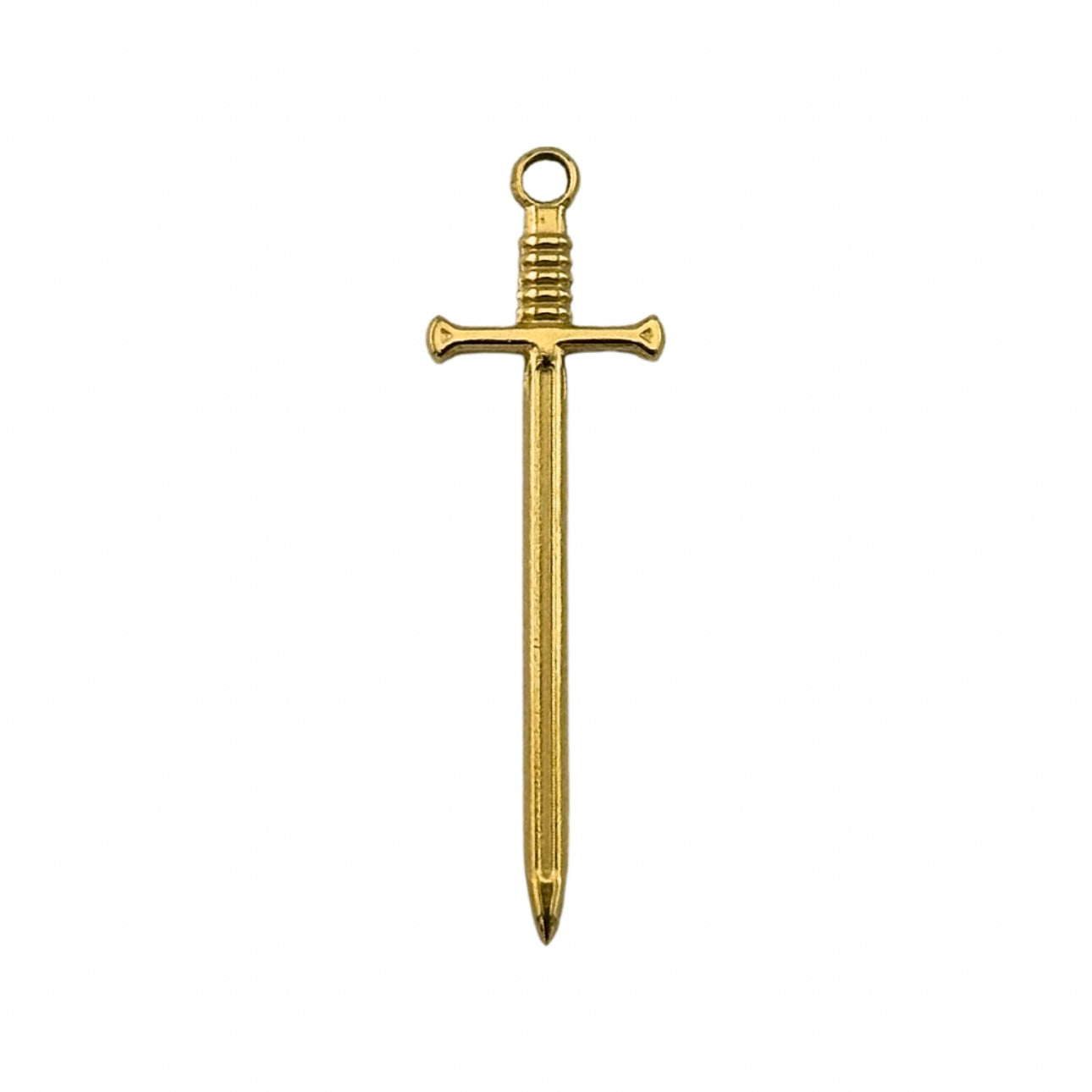 Gold Sword Charm