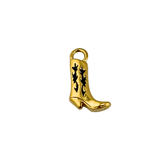 Long Live Cowgirls Charm - Black