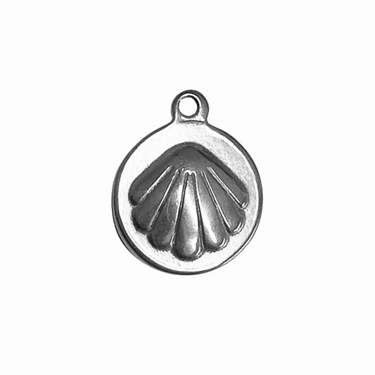 Silver Shell Charm