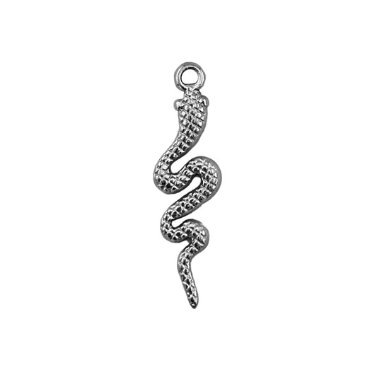Silver Snake Charm
