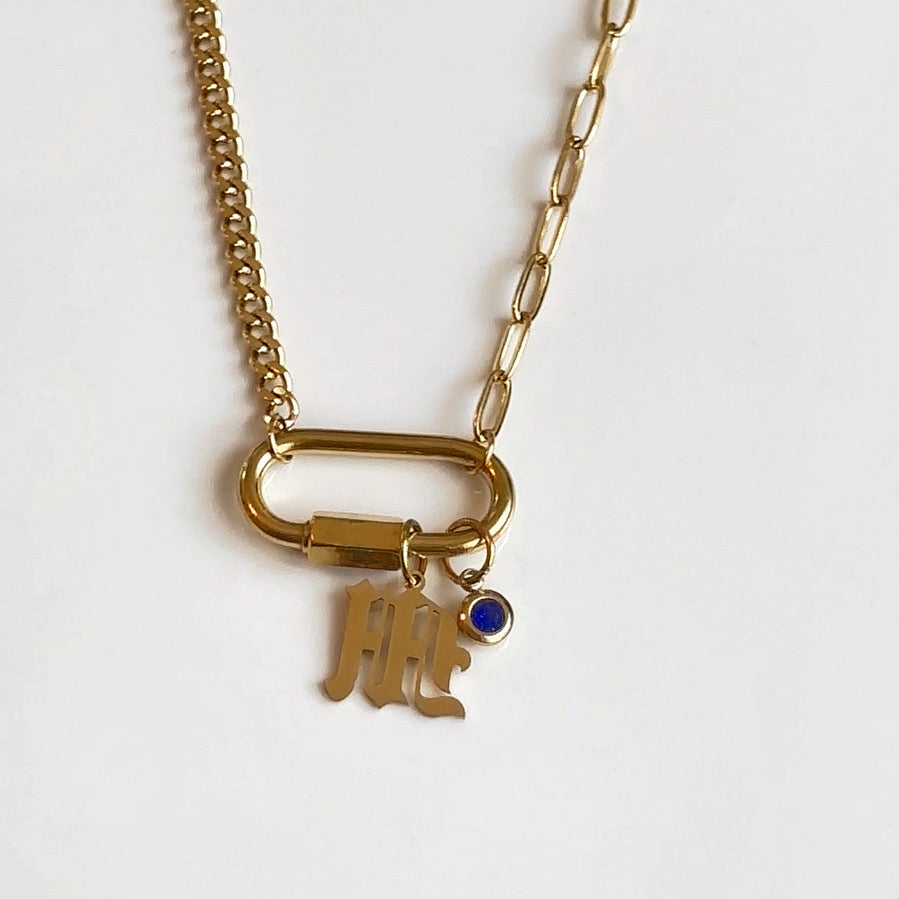 Gold Carabiner Chain