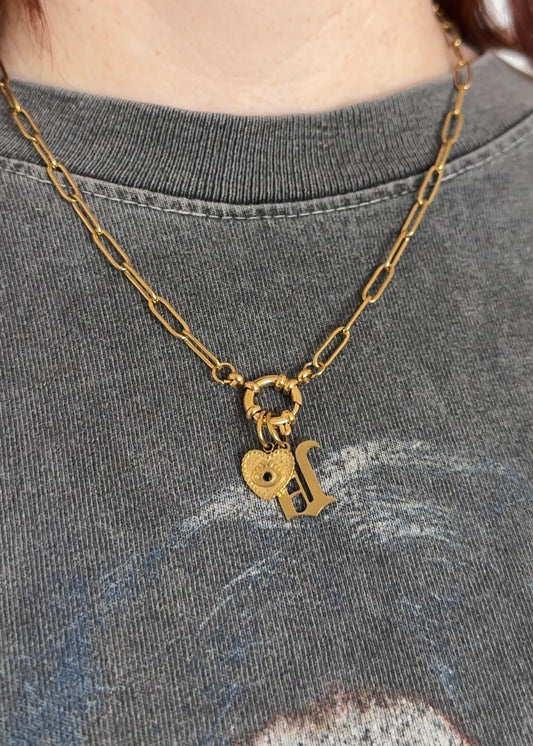 Gold Evil Eye Charm