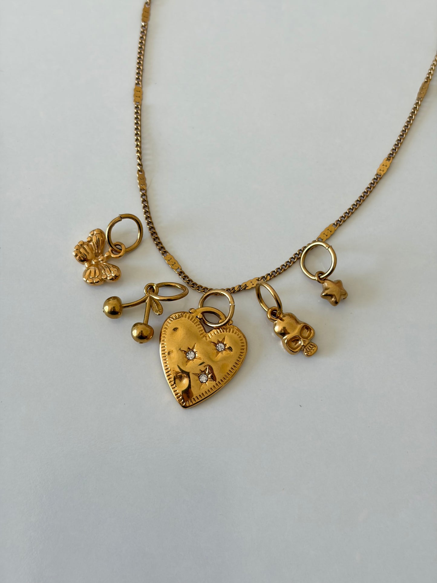 Cherry On Top Charm - Gold