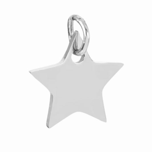 Silver Star Charm