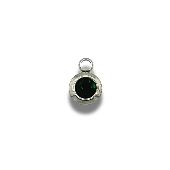 Birth Stone Charm Silver