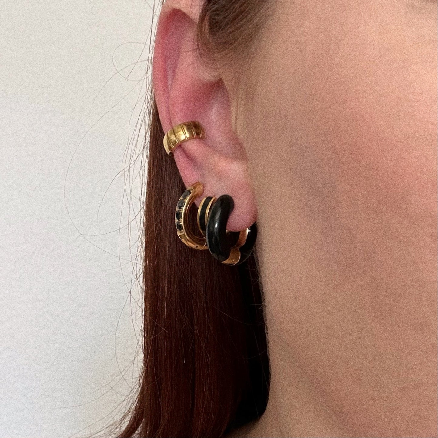 The Black Cat Chunky Hoops