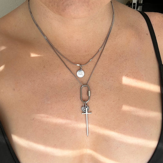Silver Evil Eye Charm