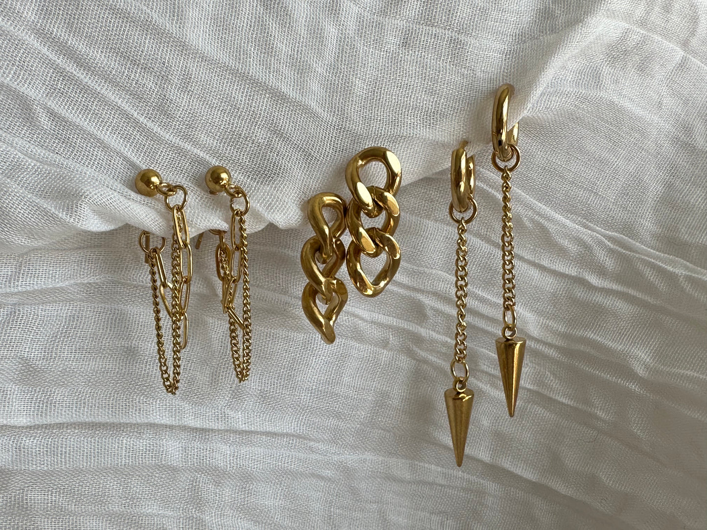 Double Chain Earrings