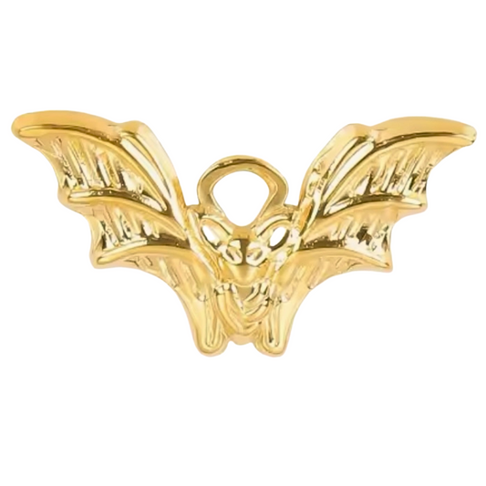 Gold Bat Charm