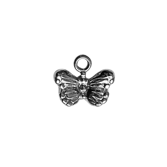 Butterfly Fly Away Charm - Silver