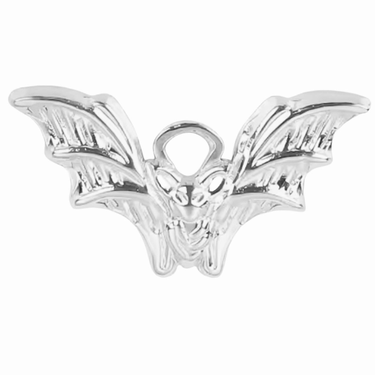 Silver Bat Charm