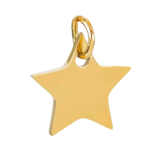 Gold Star Charm