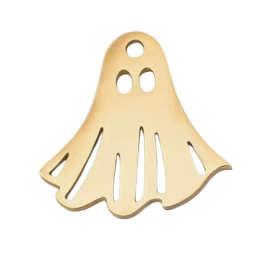 Gold Ghost Charm