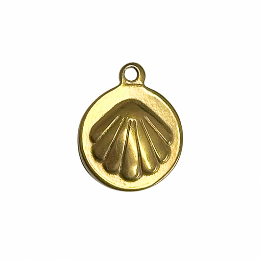 Gold Shell Charm