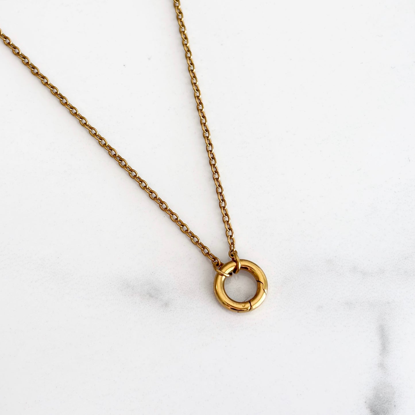 Dainty Clasp Chain - Gold