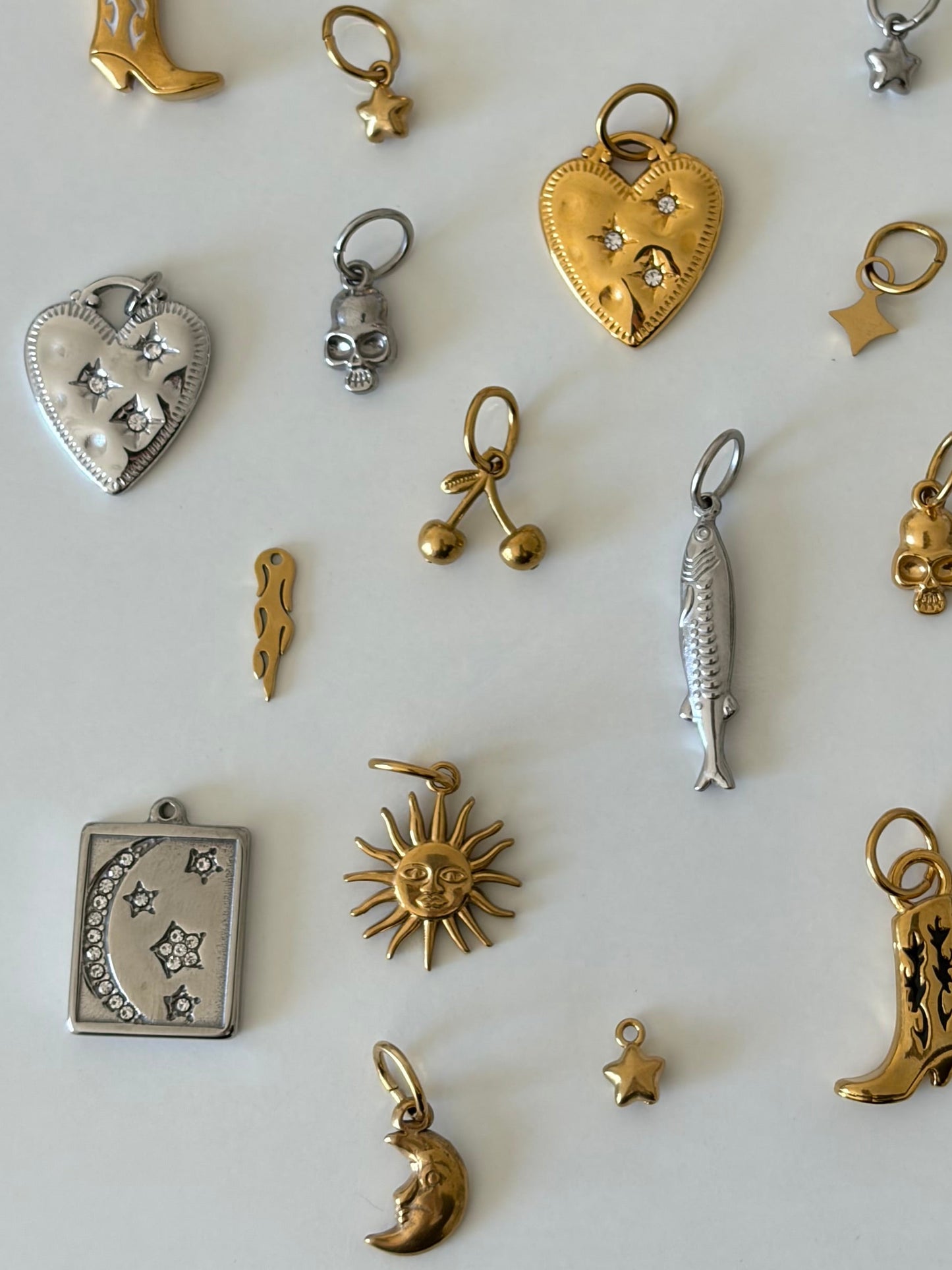 Hotter Than Hell Charm - Gold