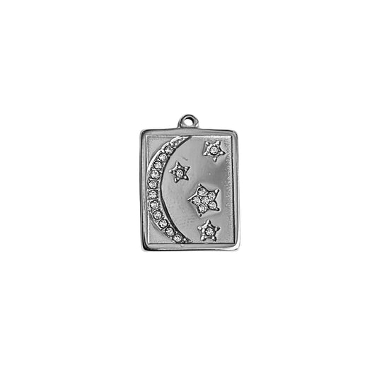 Look To The Stars Tag - Silver