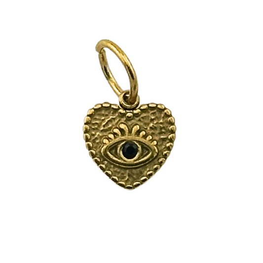 Gold Evil Eye Charm