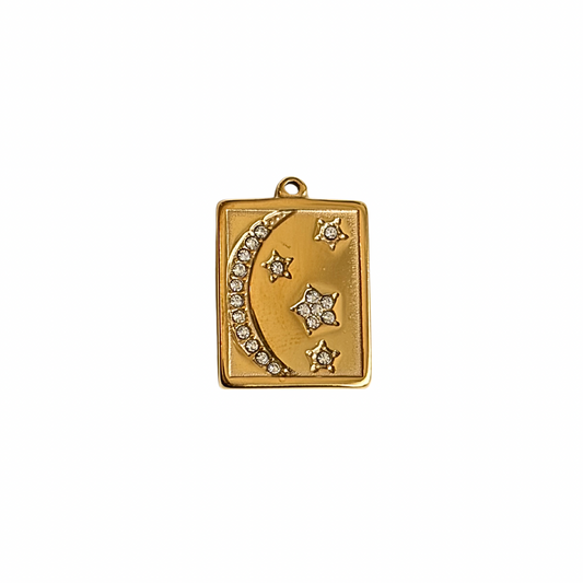 Look To The Stars Tag - Gold