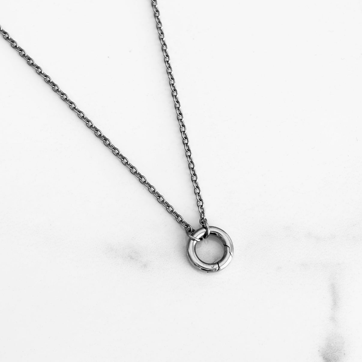 Dainty Clasp Chain - Silver