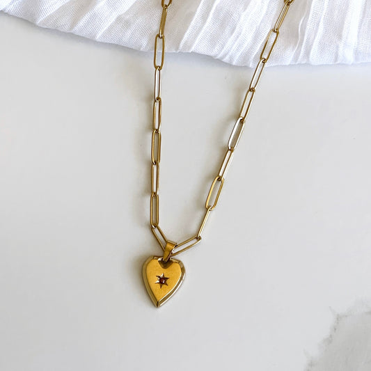Heart On Your Sleeve Necklace